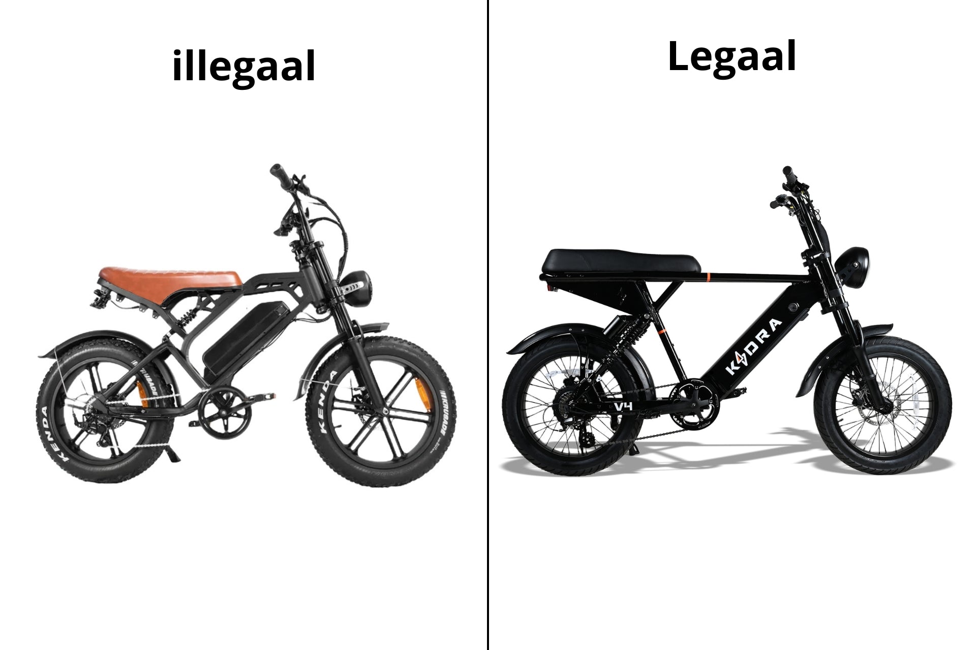 Het verschil tussen Legale en Illegale Fatbikes