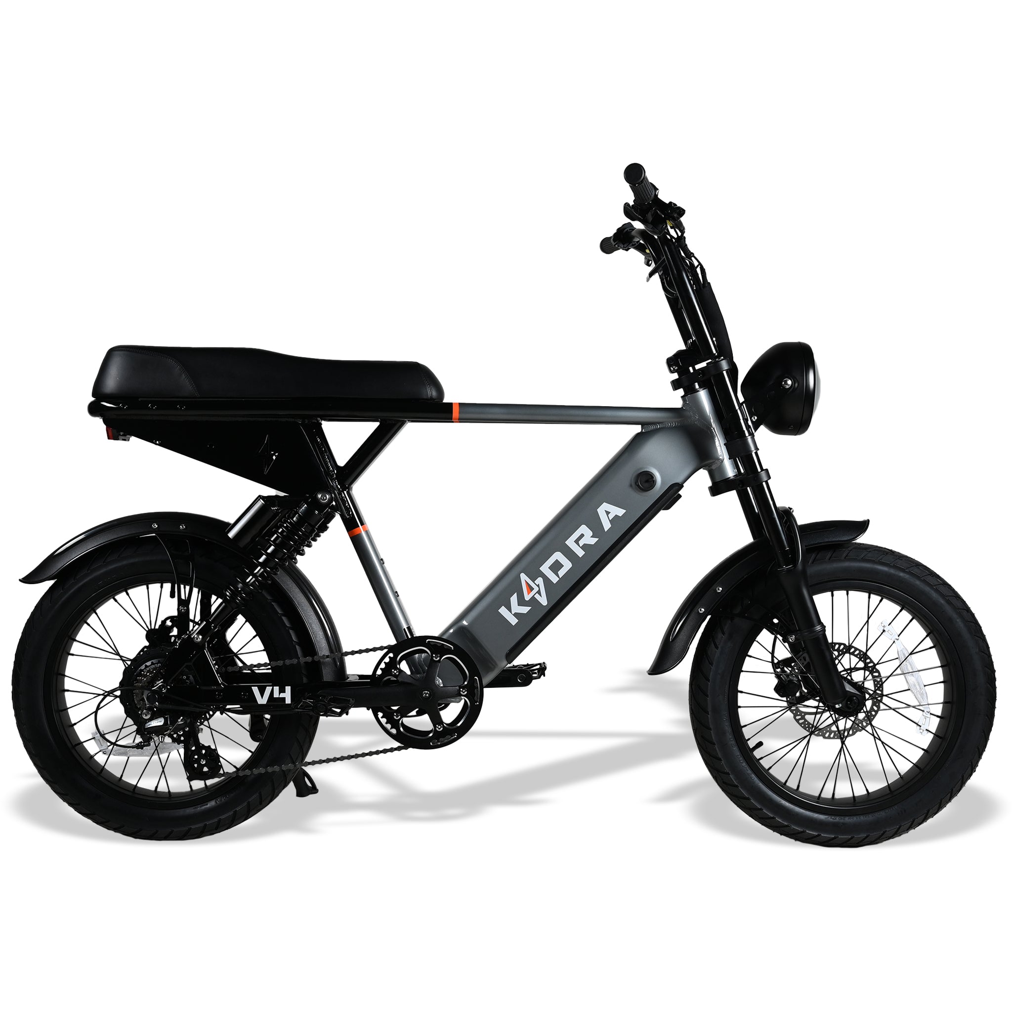 Kadra V4 Fatbike Glanzend grijs